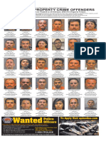 Most Wanted Property Crime Offenders, Feb 2016