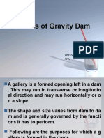 Galleries of Gravity Dam