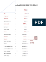 Footing: Desing of Shoe Footing (CHANGE ONLY RED COLOUR CELLS)