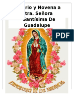 Novena Y Rosario A Nuestra Señora de Guadalupe - Un Dia