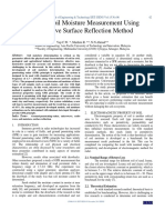 Efficient Soil Moisture Measurement Using Microwave Surface Reflection Method