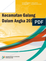 Kecamatan Galang Dalam Angka 2015