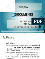 Epilepsy: Dr. Kalpana Malla MD Pediatrics Manipal Teaching Hospital