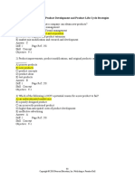 Kotler Chapter 9 MCQ