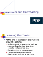 Algorithm and Flowcharting