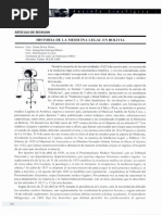 Historia de La Medicina Legal en Bolivia