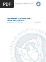 Making Available Right Report From U.S. Copyright Office