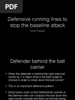 Defensive Running Lines 