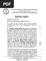 Sentencia 010-2015 Colegio de Abogados Inhabilitación de Carlos de La Rosa