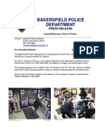 Bakersfield Police Department: Press Release