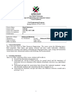 CIV242 Fluid Mechanics Syllabus Template 2015