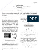 Informes Laboratorio (Leyes de Kirchhof Carga y Descarga de Un Condensador)