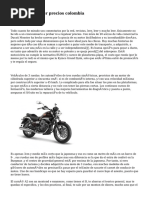 Motos para Mujer Precios Colombia