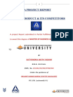 A Project Report: A Project Report Submitted in Partial Fulfillment of The Requirement To Award The Degree of