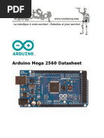 Arduino Mega 2560 Data Sheet