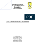 Antiparasitarios y Antialergicos