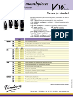 Saxophone Mouthpieces V16 Ebonite