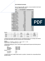 Exercises and Problems in Foreign Exchange