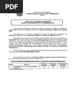 Full Text of Results Geologist Board Exam