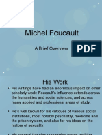 Michel Foucault: A Brief Overview