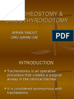 Tracheostomy Cricothyroidotomy Adapted