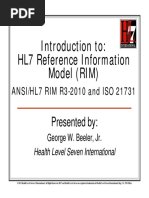 HL7 Reference Information Model