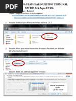Flasheo Xperia m4 Aqua E2306