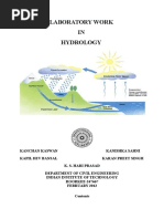 CE-341 Hydrology Lab Manual Final