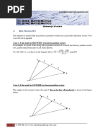 1) Ratio Theorem (RT) : Case 1: If The Point Lies BETWEEN Two Known Position Vectors