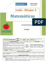 Plan 3er Grado - Bloque 3 Matemáticas (2015-2016)