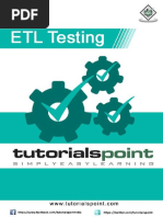 Etl Testing Tutorial