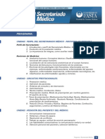 Programa Secretariado Medico