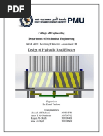 Design of Hydraulic Road Blocker