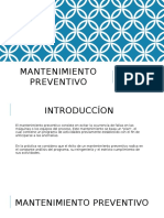 Mantenimiento Preventivo