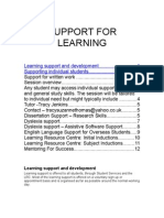 Supportfor Learningbrochure