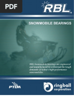 RBL Snowmobile Bearings Smb2007