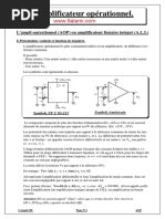 L'Amplificateur Opérationnel N.L.techNIQUE PROF S.charI