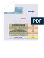 Calculo de Poblacion Futura