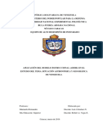 Aplicación Del Modelo Instruccional (Addie) en El Estudio Del Tema: Situación Astronómica y Geográfica de Venezuela