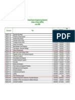 List of Electrical Aramco Standard