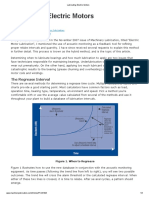 Lubricating Electric Motors