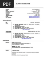 Curriculum Vitae - Fernando Morán