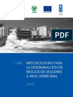 Cuba Metodologias para La Determinacion de Riesgos de Desastres A Nivel Territorial