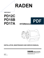 Braden PD Series Hydraulic Winch