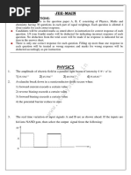 Iit Model Paper 9