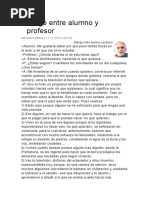 Diálogo Entre Alumno y Profesor