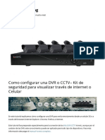 Como Configurar KIT DVR de Seguridad para Ver Por Internet PDF