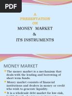 Money Market & Its Instruments