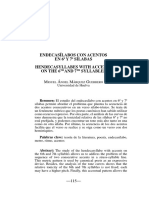 Endecasílabo Con Acento en 6 y 7