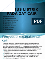 Tembus Listrik Pada Zat Cair